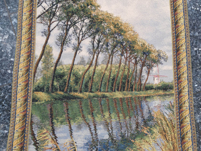 Canal in Flanders - Mill
