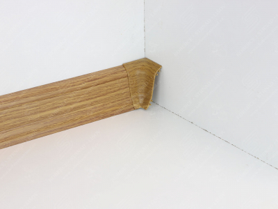 Soklová podlahová lišta Döllken SLK 50 barva W130 dub kanadský + vnitřní roh (kout)