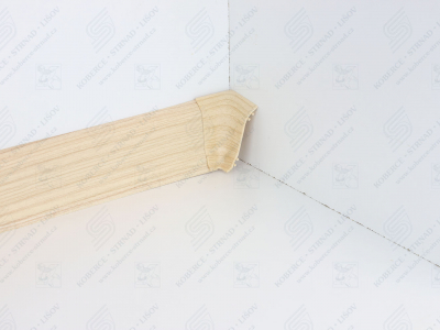 Soklová podlahová lišta Döllken SLK 50 barva W165 javor výběr + vnitřní roh (kout)