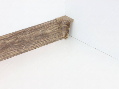 Soklová podlahová lišta Döllken SLK 50 dekor W460 Dub Cardamon + vnitřní roh (kout)