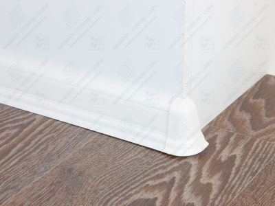 Soklová podlahová lišta Döllken SLK 50 barva 117 bílá + vnější roh
